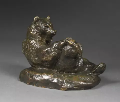 antoine-louis-barye-ours-assis-bronze-expertisez