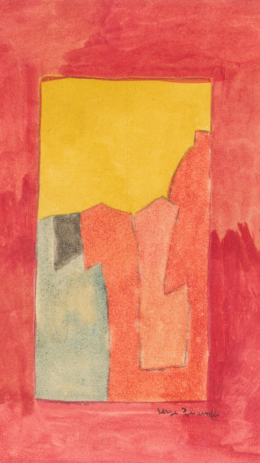 Serge Poliakoff gouache