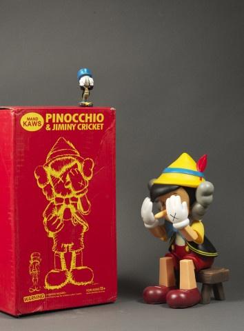 Kaws - Pinocchio et Jiminy Cricket 