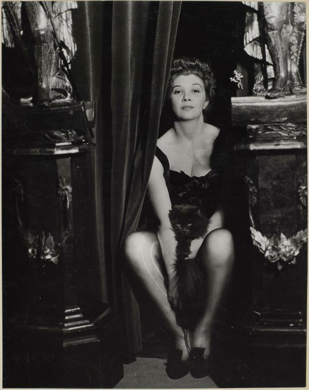 portrait de leonor fini en photographie d'art