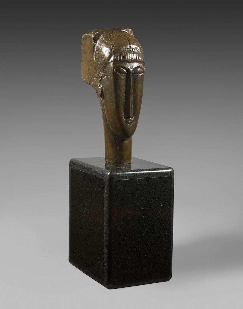 Amédéo Modigliani, Tête De Jeune Fille, Bronze - Expertisez Enchères