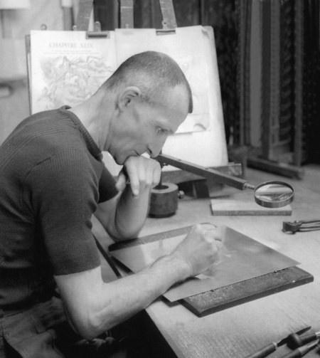 Albert Decaris, un maître de la gravure