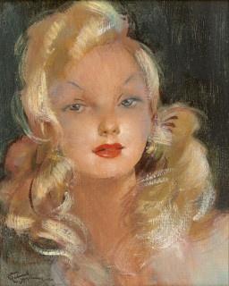 Jean Gabriel Domergue, Hélène la blonde, tableau