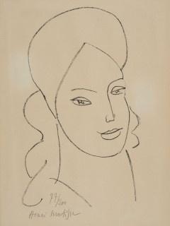 Henri Matisse, portrait Simone Signoret