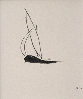 Albert Marquet,la voile, dessin