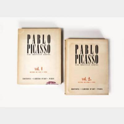 Pablo Picasso par Christian Zervos, volumes 1 et 2