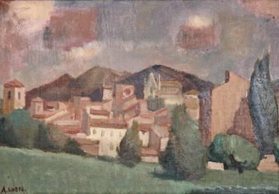 André Lhote, village provençal, tableau