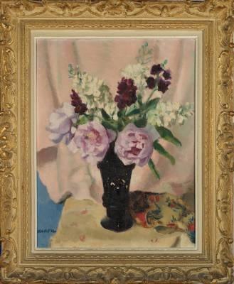 Charles Kvapil, fleurs, tableau