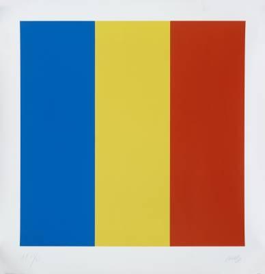 Ellsworth Kelly, Red Yellow blue, sérigraphie