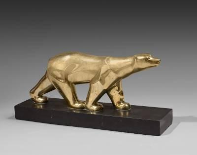 George Lavroff, ours polaire, bronze
