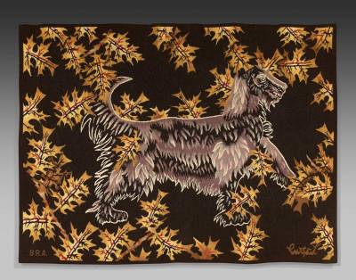 Jean Lurçat, le chien, tapisserie