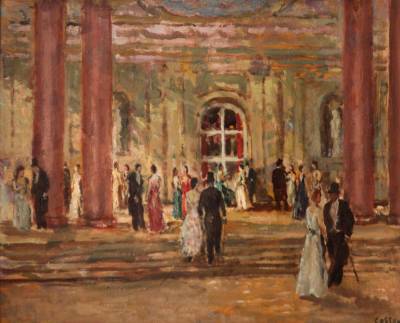 Marcel Cosson, Le foyer de l'Opéra, tableau