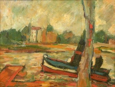 Maurice Larue, bateau, tableau