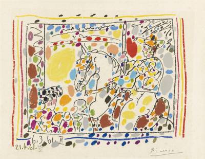 Picasso, Picador II, vente aux enchères