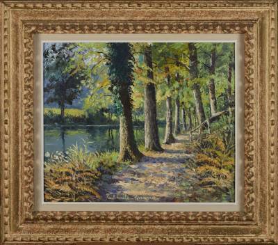 Paul Emile Pissarro, chemin du bord de l'eau