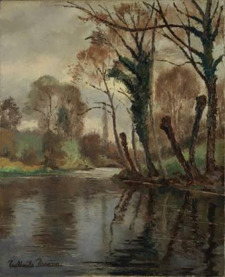 Paul Emile Pissarro, Rivière près de Clécy, tableau