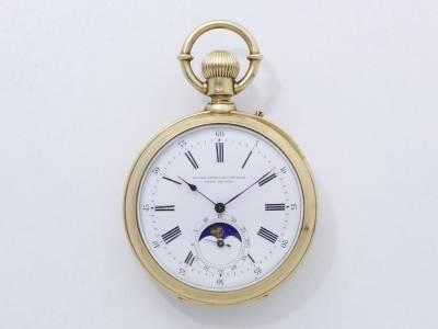 PICARD FRÈRES & F. RUSSER - CHAUX DE FONDS - Belle montre de poche en or