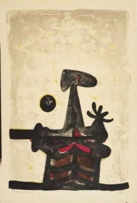 Rufino Tamayo, composition, lithographie