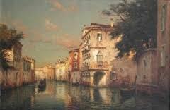 Eloi Noel Bouvard, vue de Venise, tableau