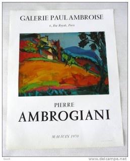 Pierre Ambrogiani, quelle est la valeur de ses peintures?