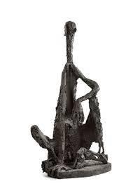 Robert Couturier, grand faune, sculpture en bronze