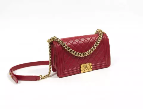 Chanel Boy framboise