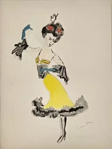 leonor-fini-danseuse-gouache