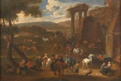 Attribué à Mathys Schoevaerdts, tableau,