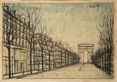 bernard-buffet-champs-elysees