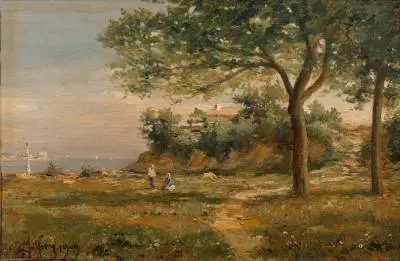 Charles Malfroy, bord de mer à Talmont sur Gironde