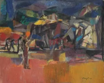 Jean Marzelle, tableau, paysage, vente aux enchères