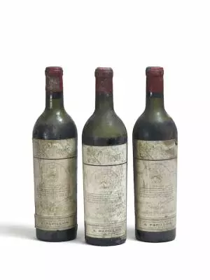 Mouton Rothschild 1951 aux enchères