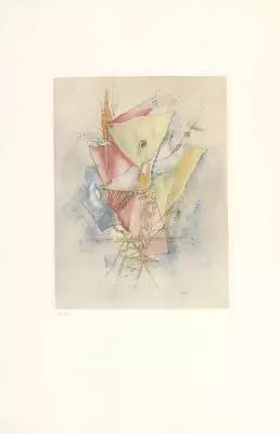 Otto Wols, Des voiles déchirées, Gravure