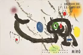 Joan Miro, derrière le Miroir, lithographies