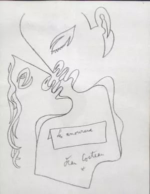 jean-cocteau-desssin-estimation-les-amoureux